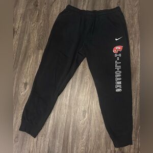 Mens Nike WKU Western Kentucky Hilltoppers Black Jogger Sweatpants - XL